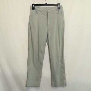 B-174 Relativity Stretch Khaki Cream Dress Pants Size 6P‎